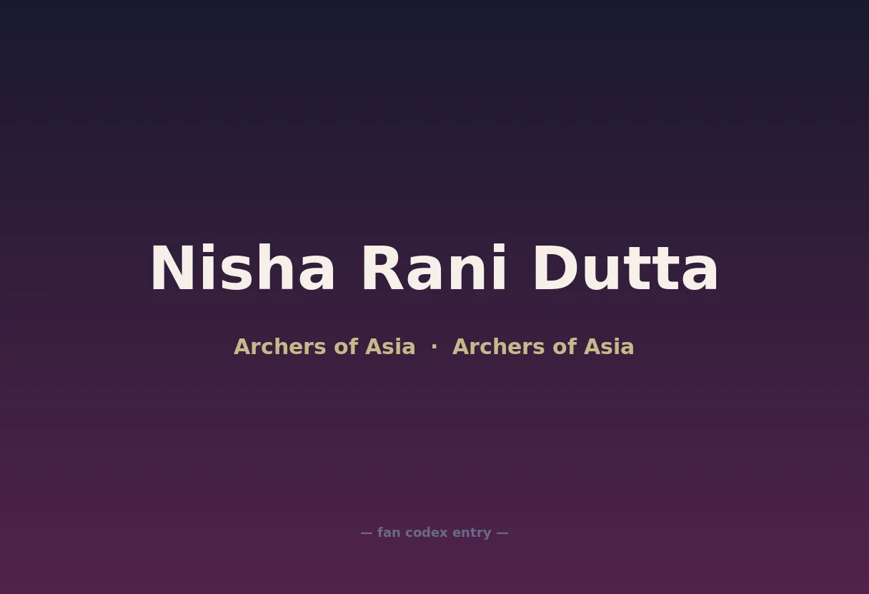 Nisha Rani Dutta