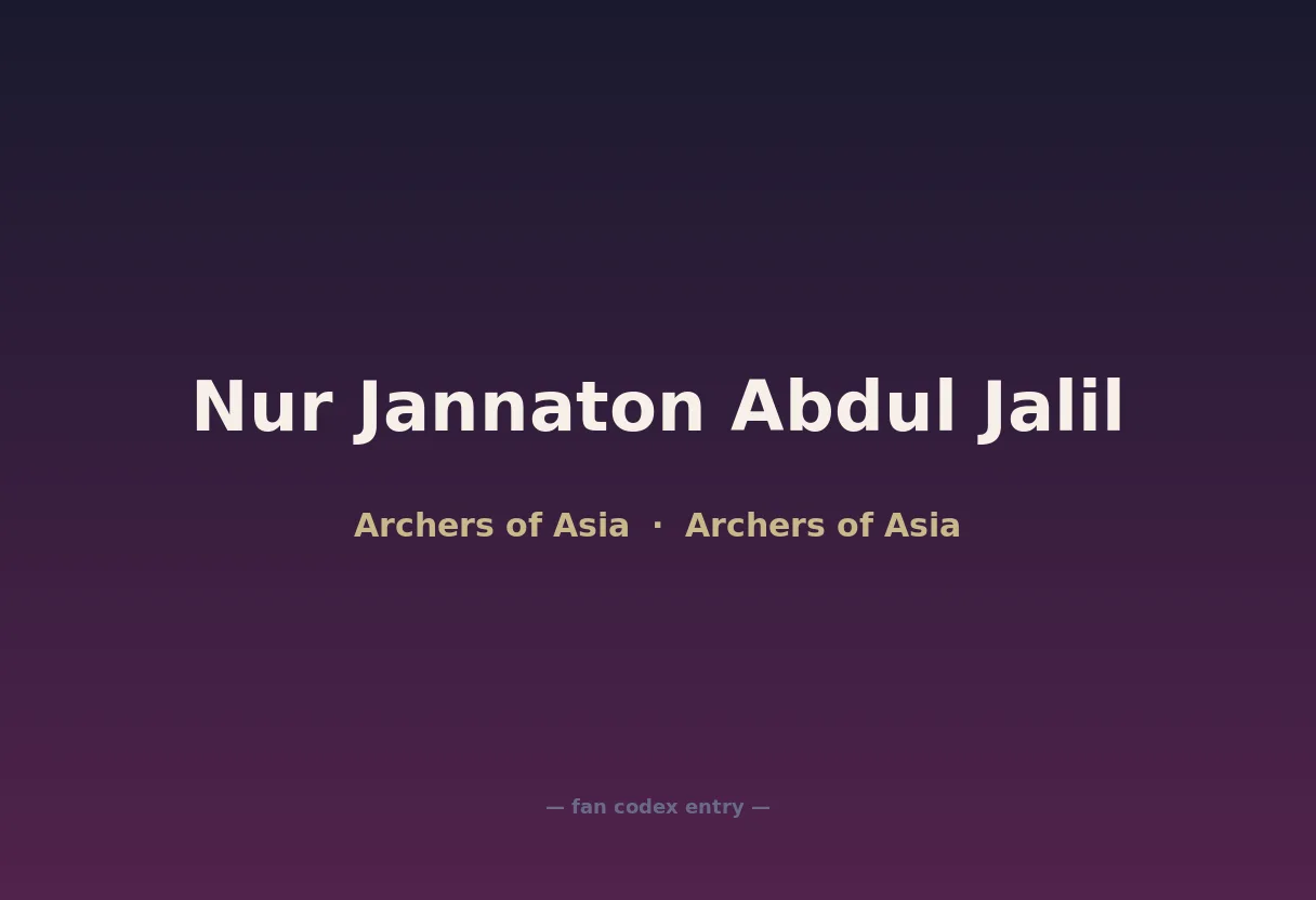 Nur Jannaton Abdul Jalil