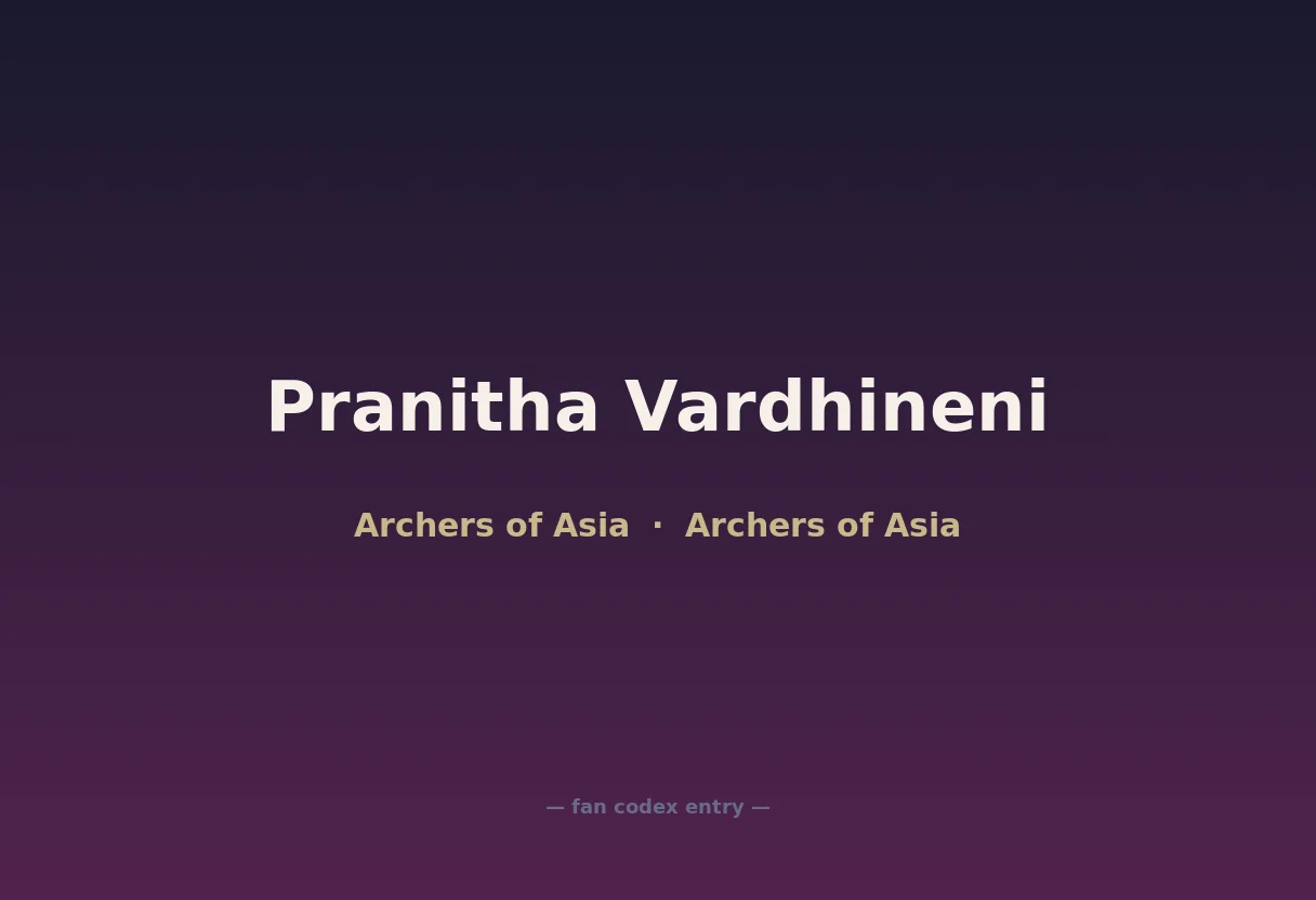 Pranitha Vardhineni