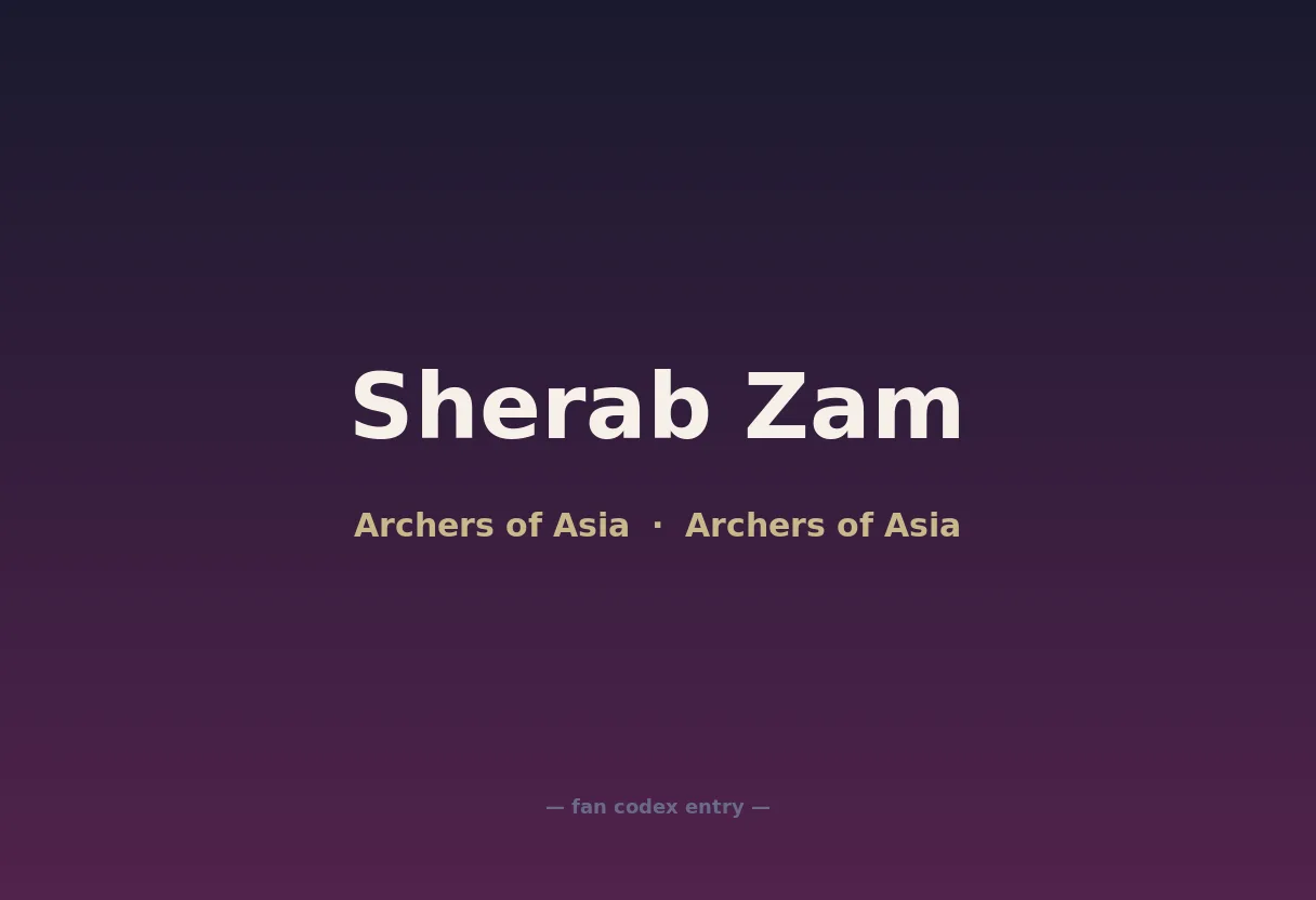 Sherab Zam
