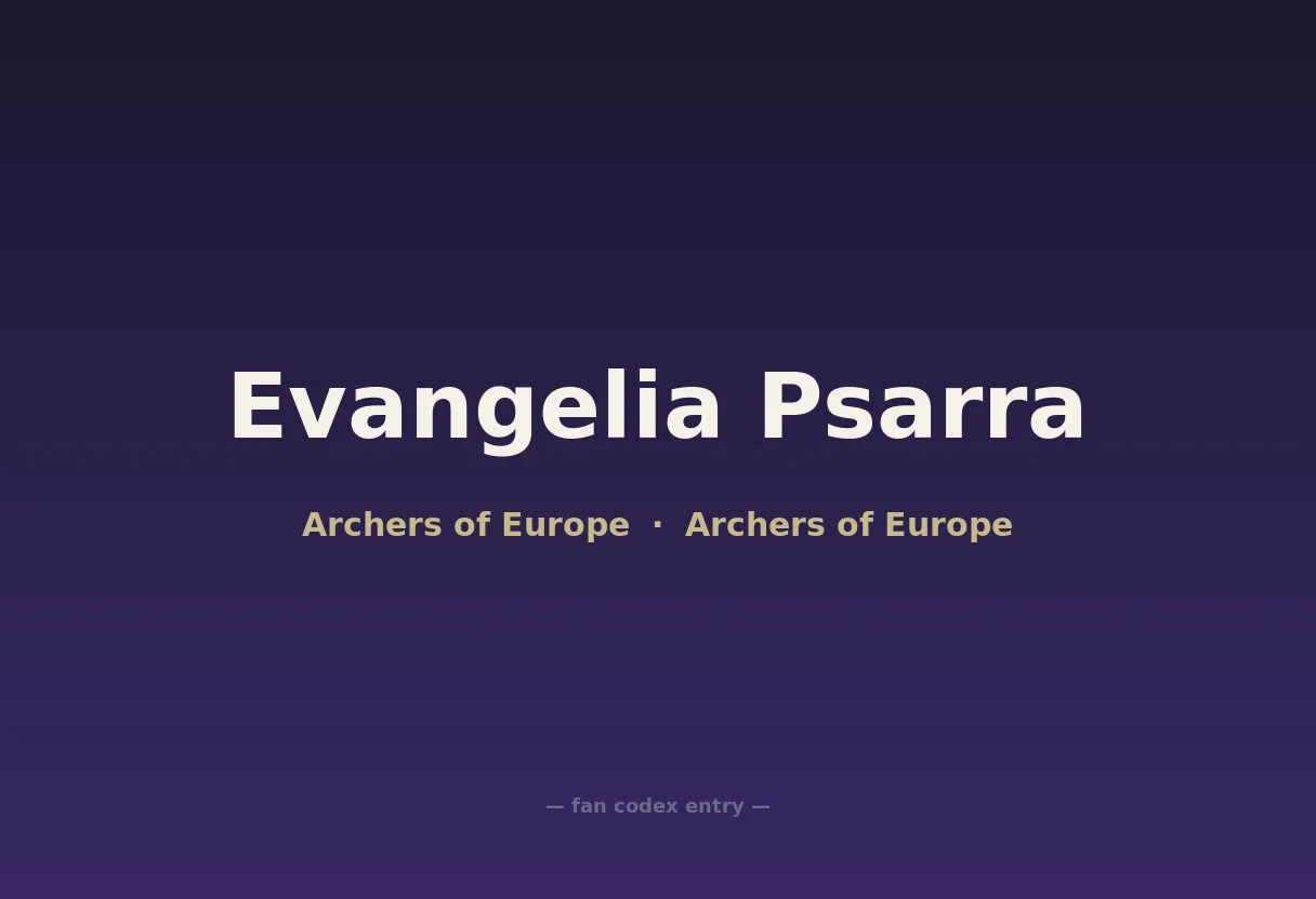 Evangelia Psarra