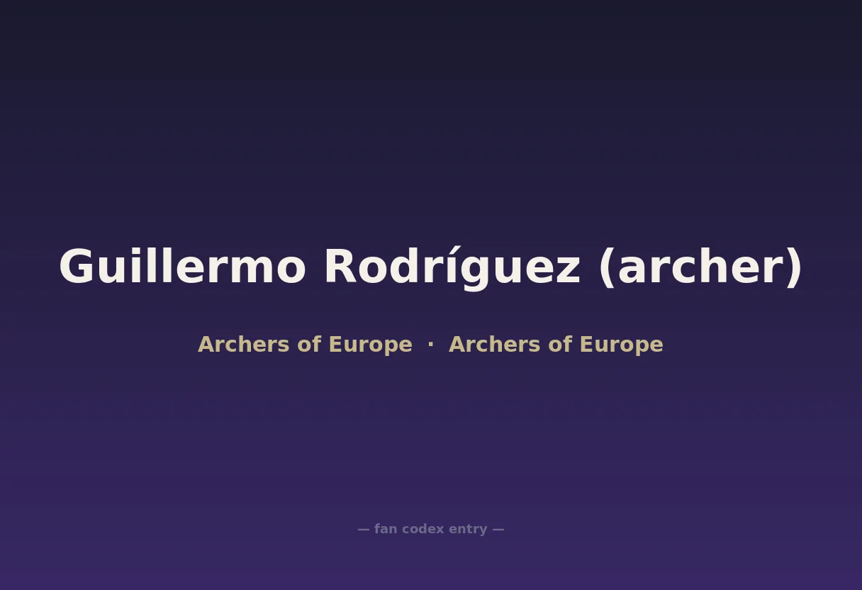 Guillermo Rodríguez (archer)