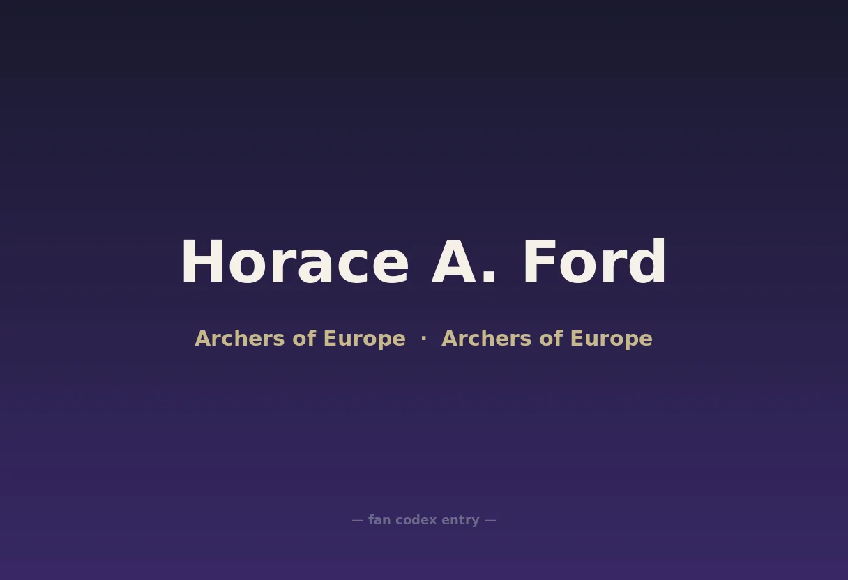 Horace A. Ford