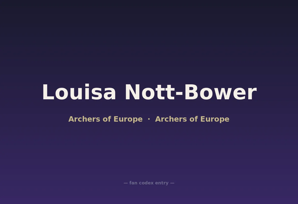 Louisa Nott-Bower