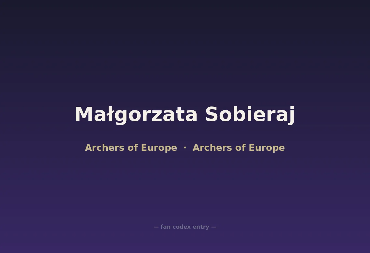 Małgorzata Sobieraj