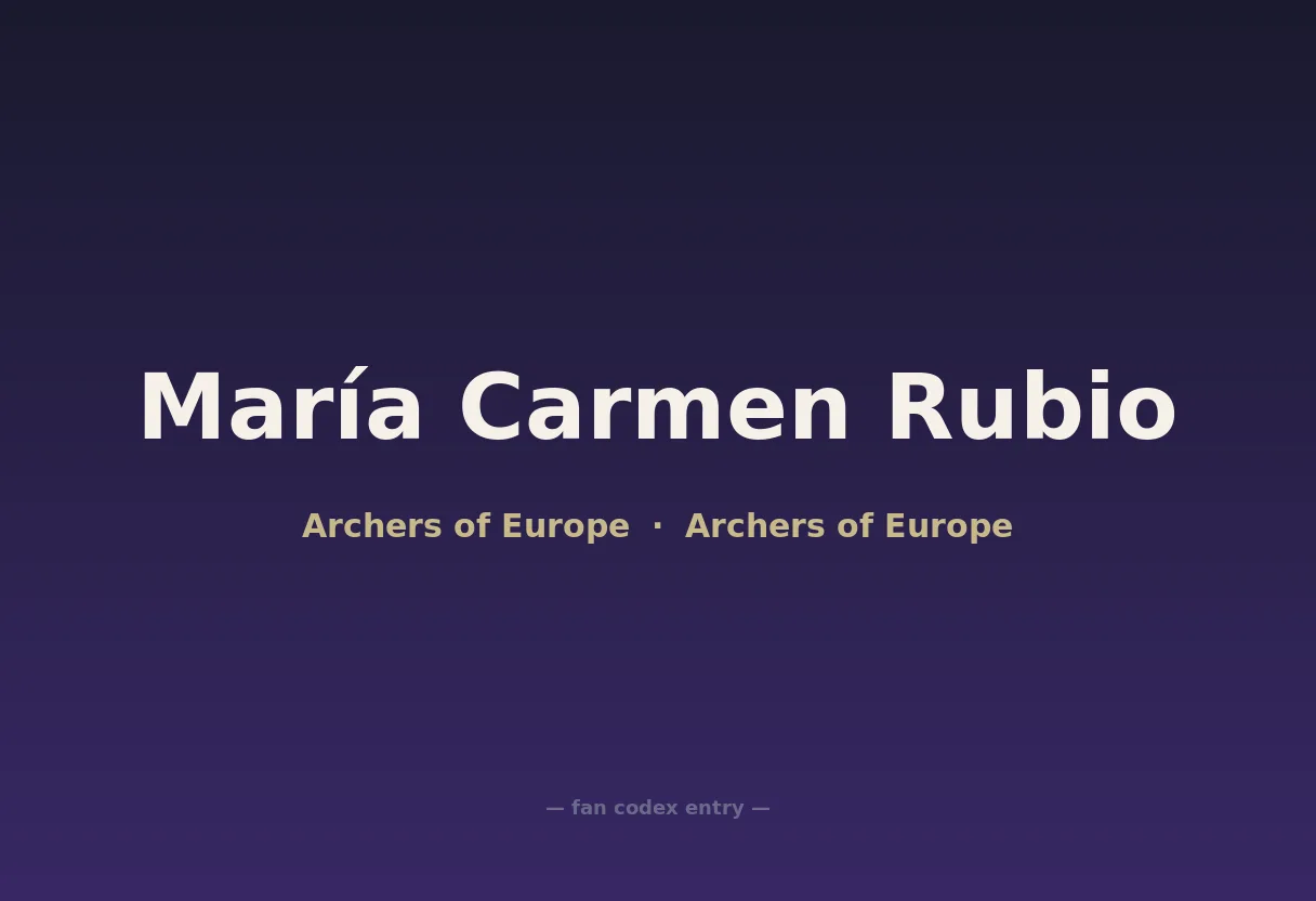 María Carmen Rubio