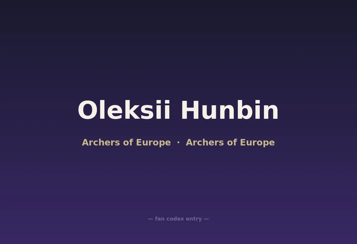 Oleksii Hunbin