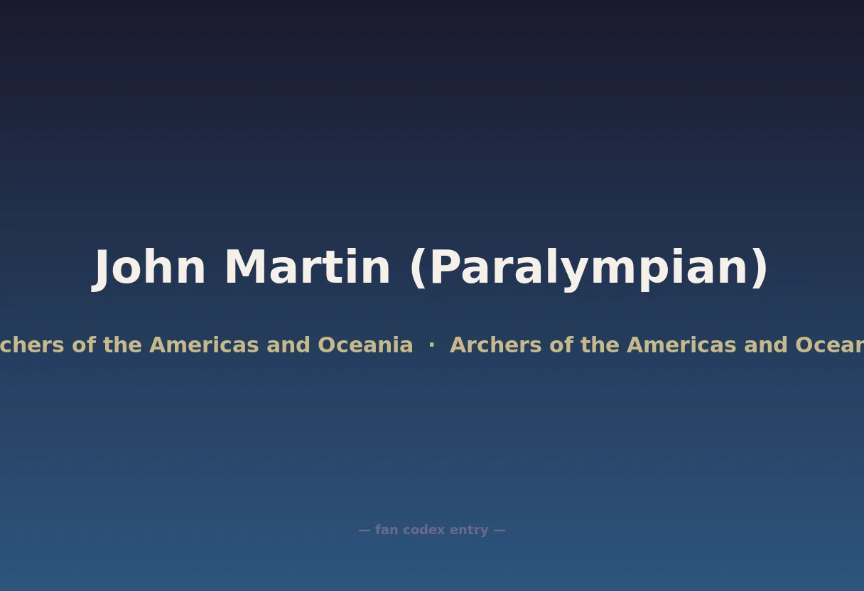John Martin (Paralympian)