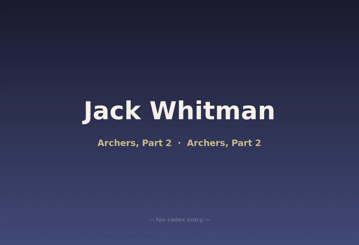 Jack Whitman