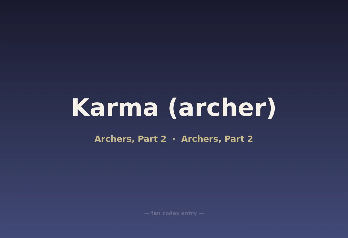 Karma (archer)