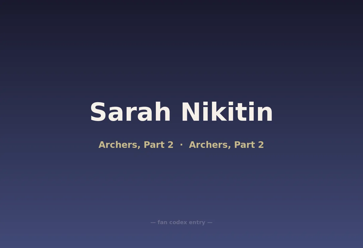 Sarah Nikitin