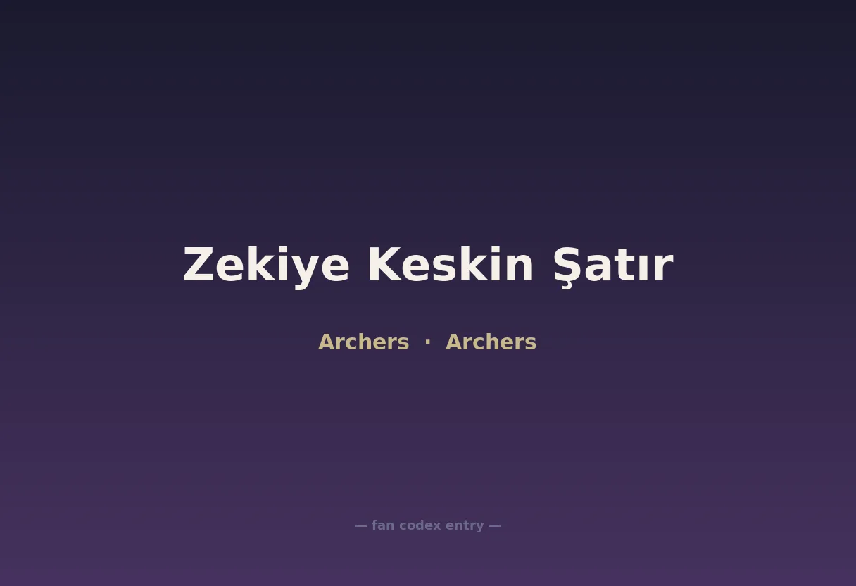 Zekiye Keskin Şatır