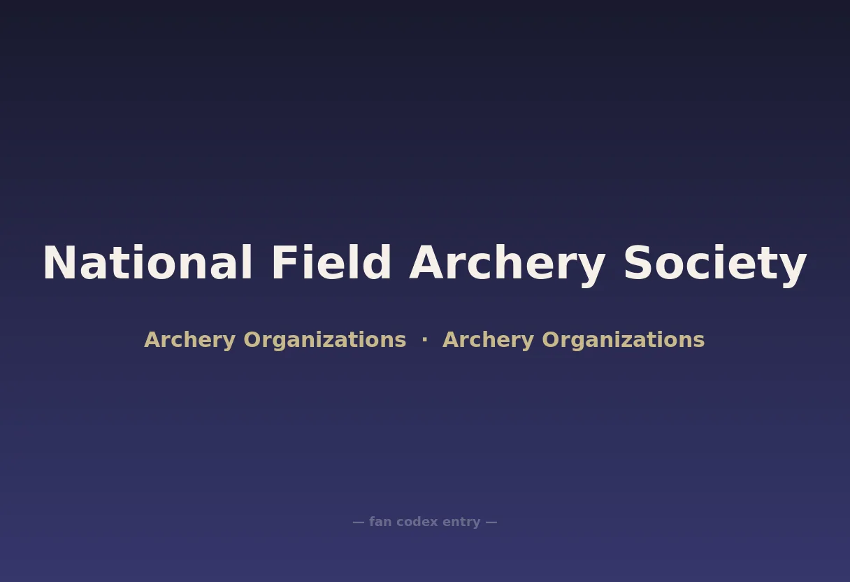 National Field Archery Society