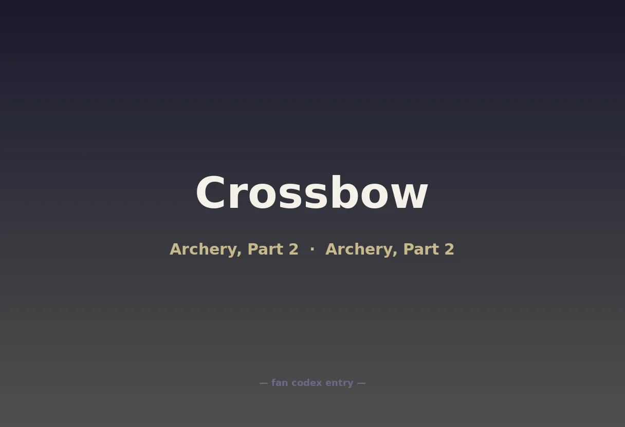 Crossbow