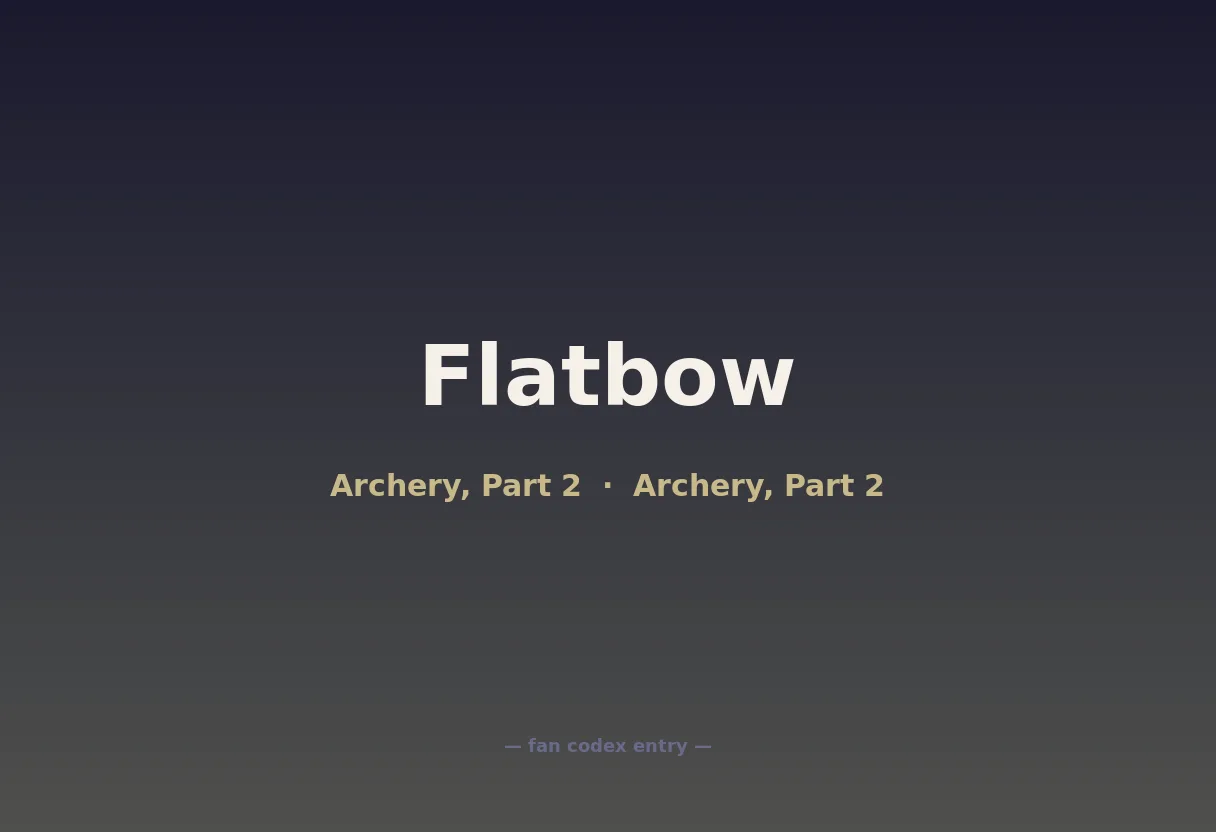 Flatbow