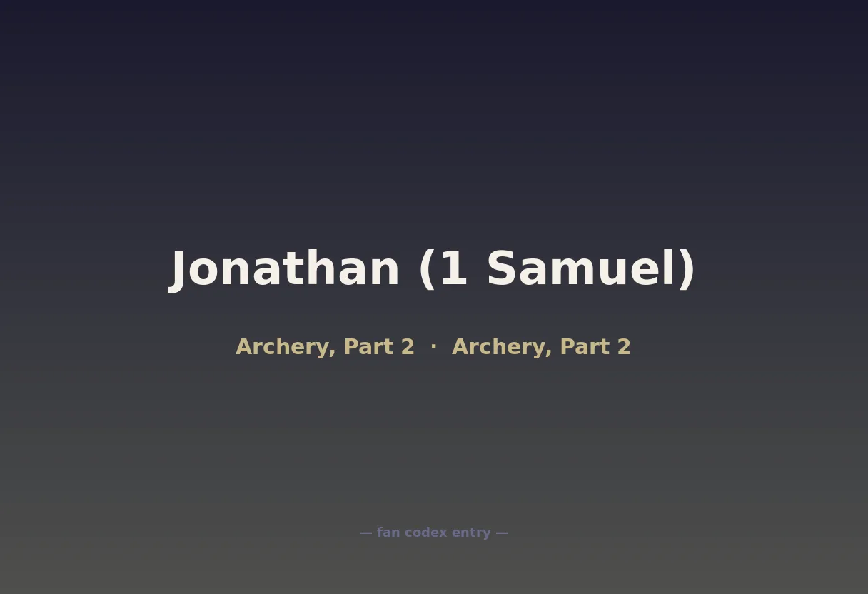 Jonathan (1 Samuel)