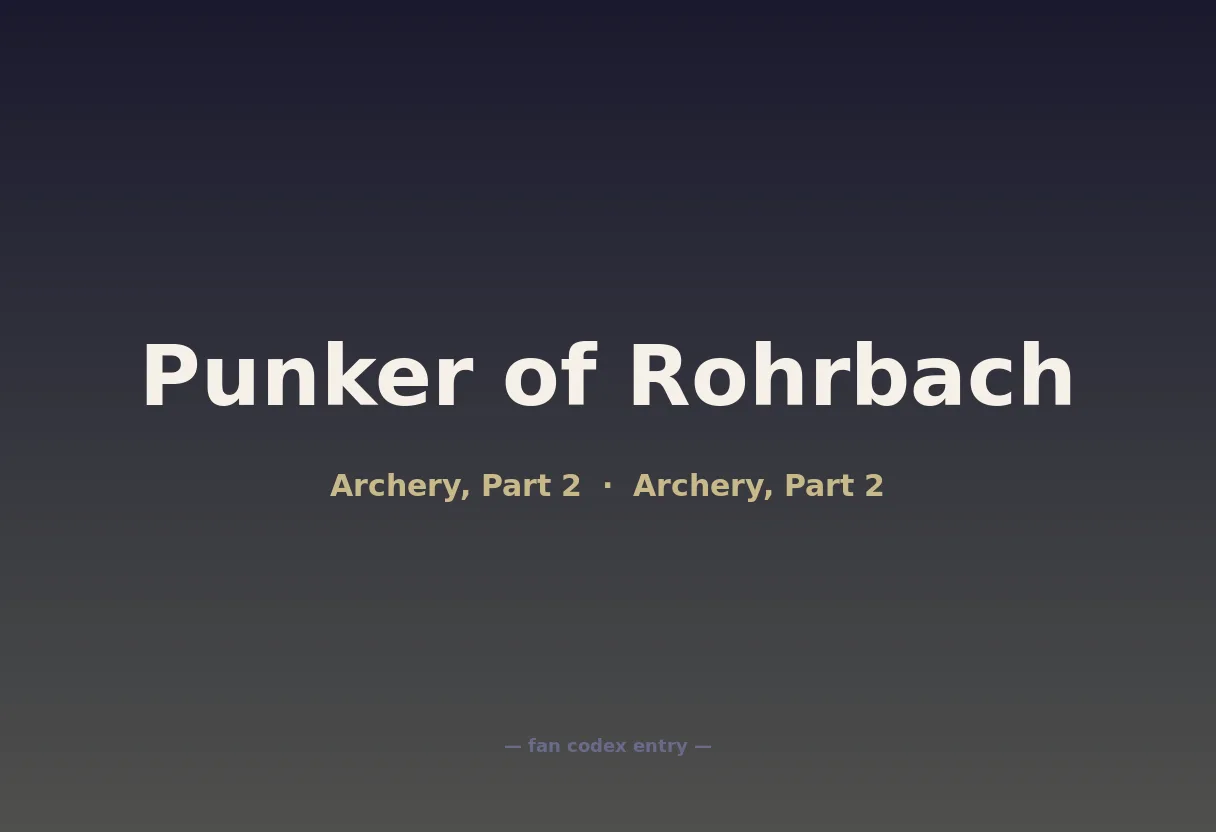 Punker of Rohrbach