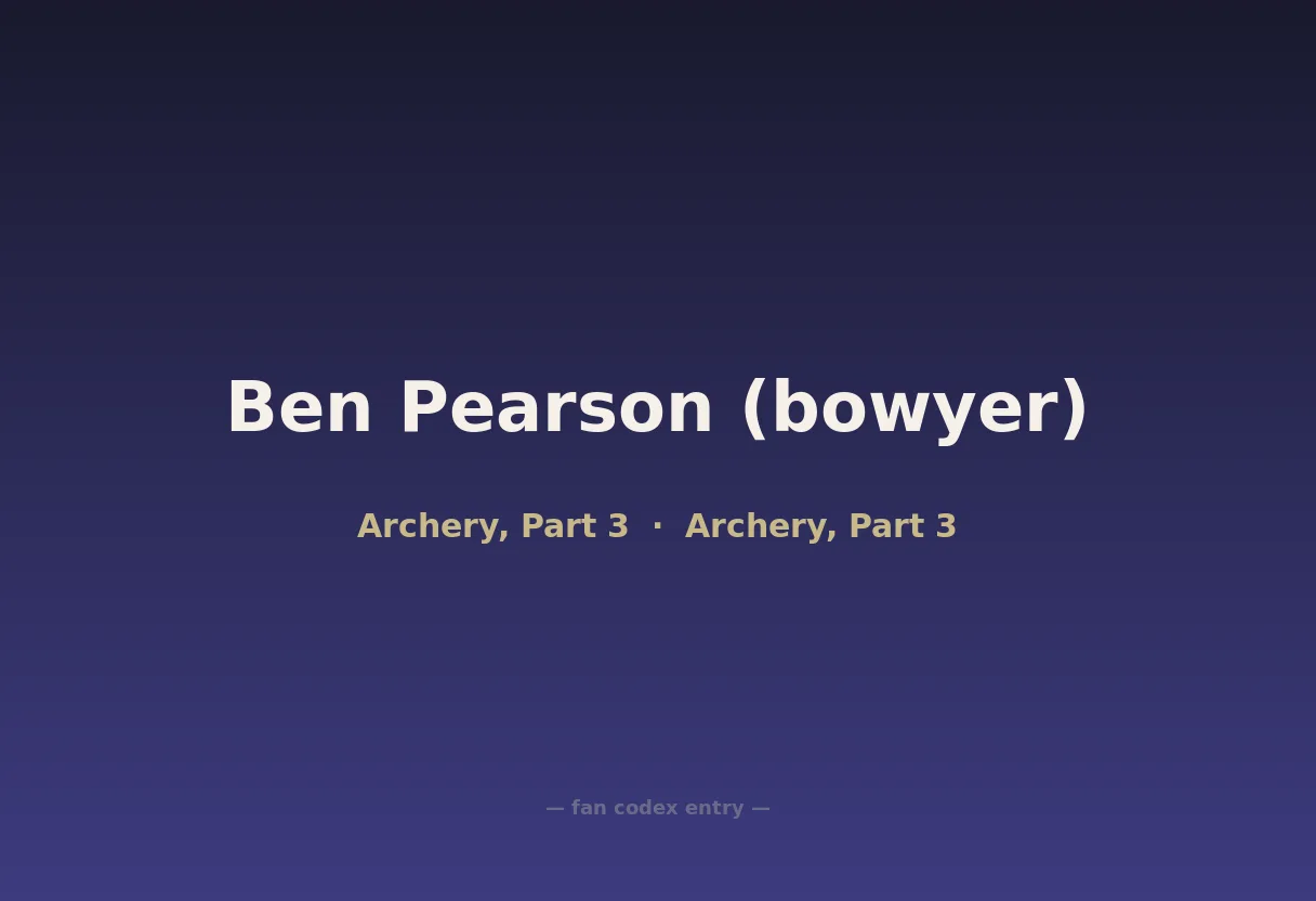 Ben Pearson (bowyer)
