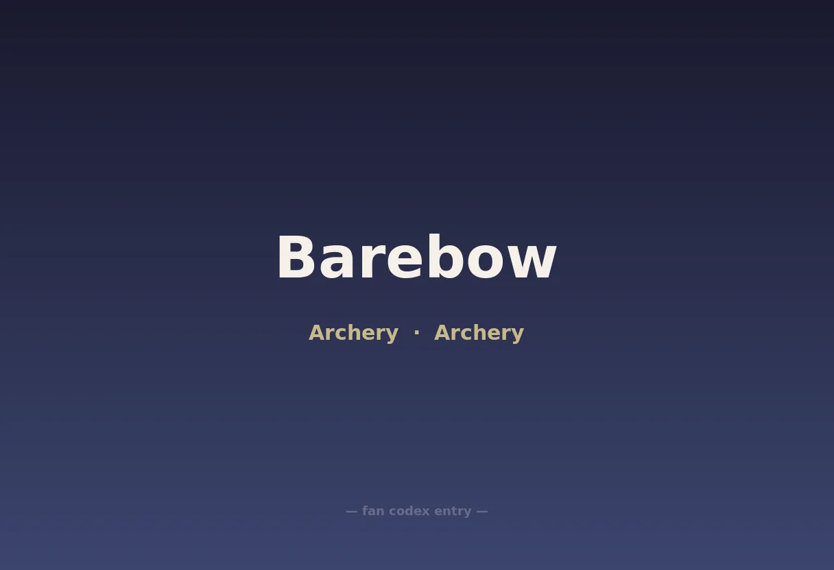 Barebow