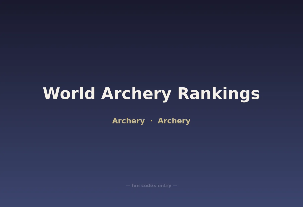 World Archery Rankings