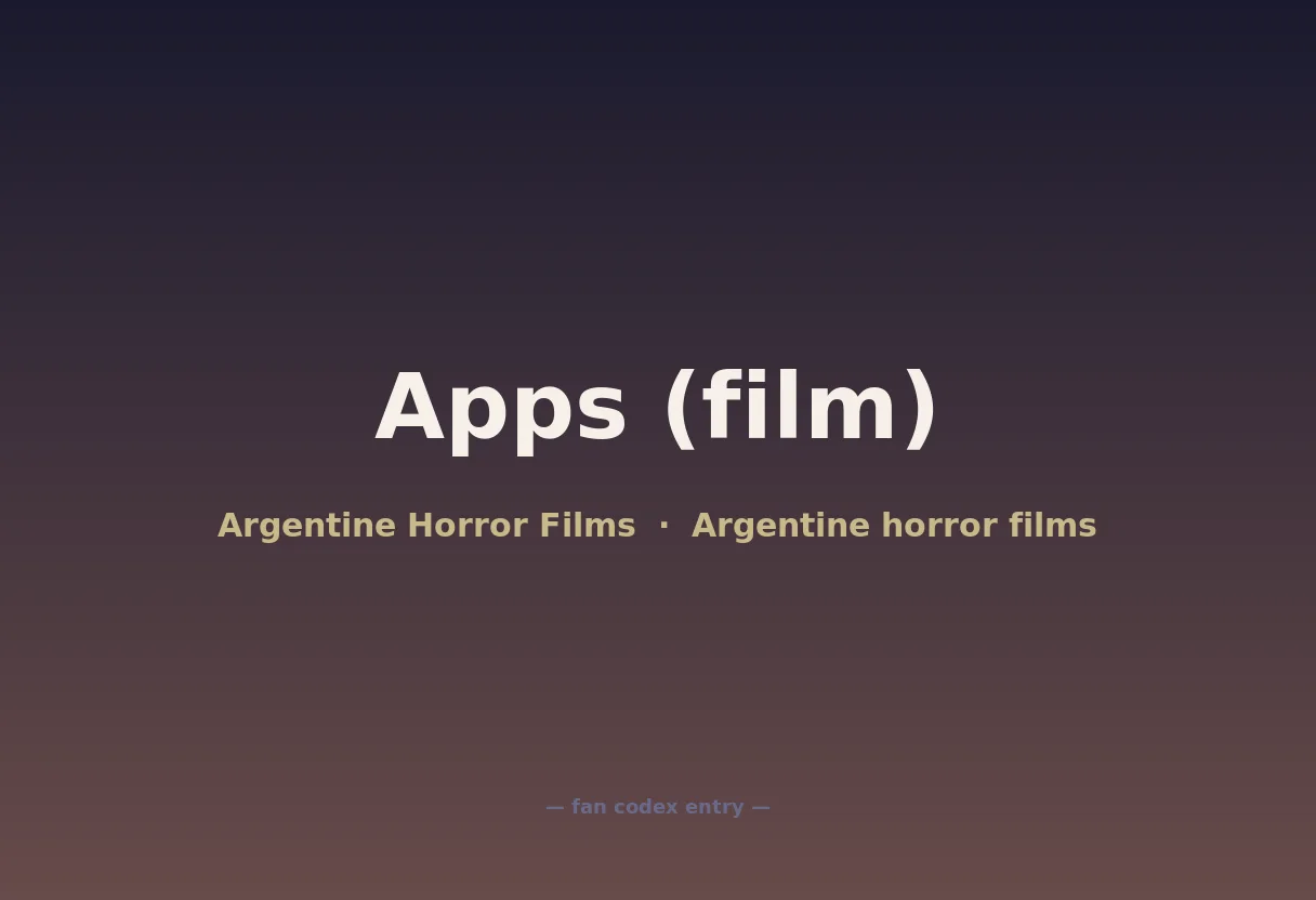 Apps (film)