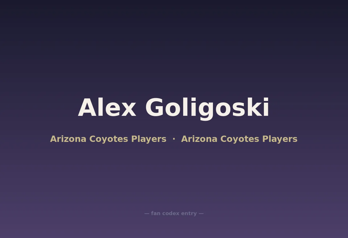 Alex Goligoski