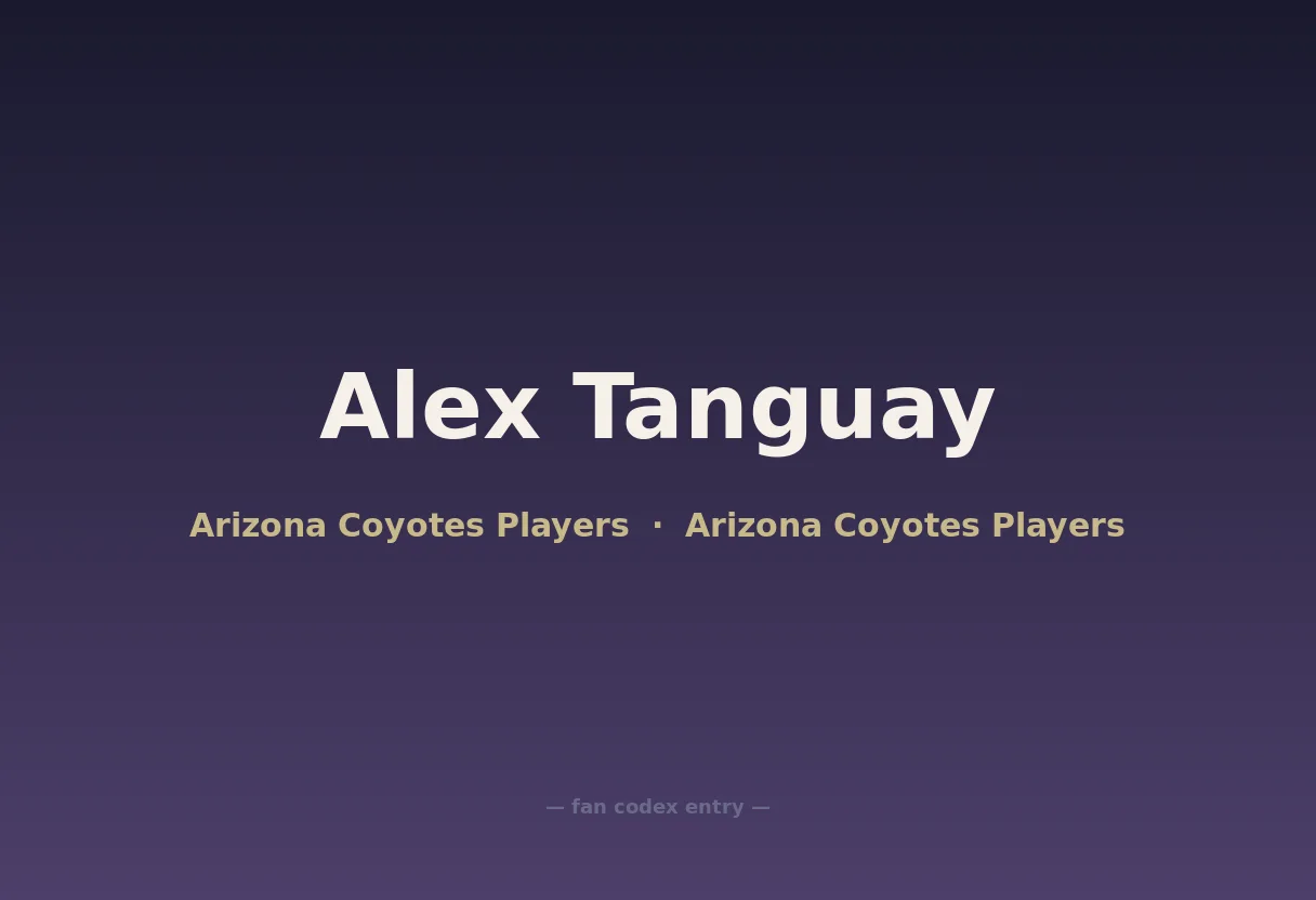Alex Tanguay