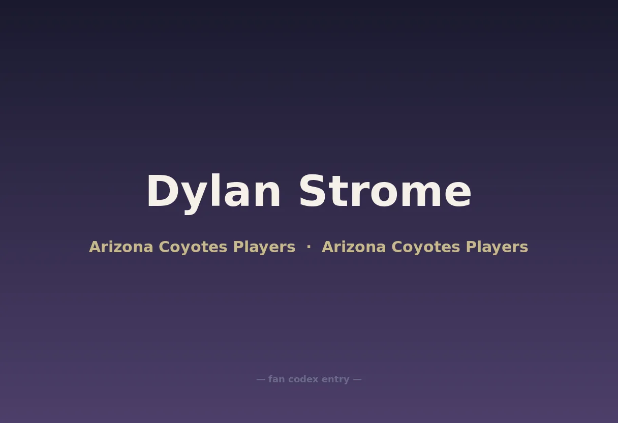Dylan Strome