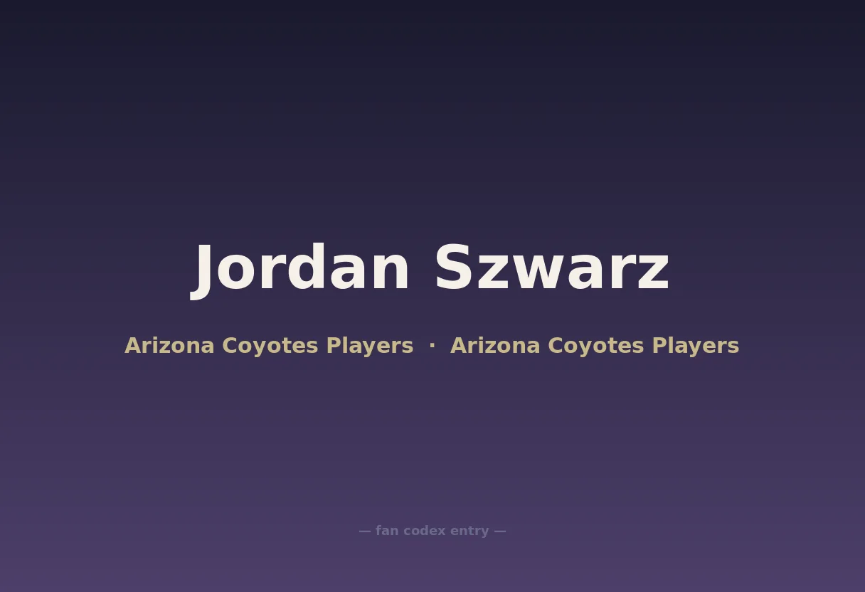 Jordan Szwarz