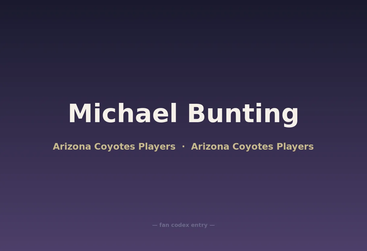 Michael Bunting