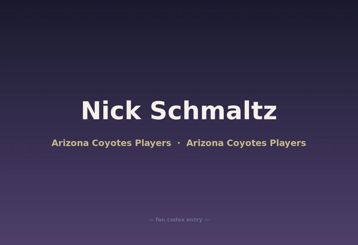 Nick Schmaltz