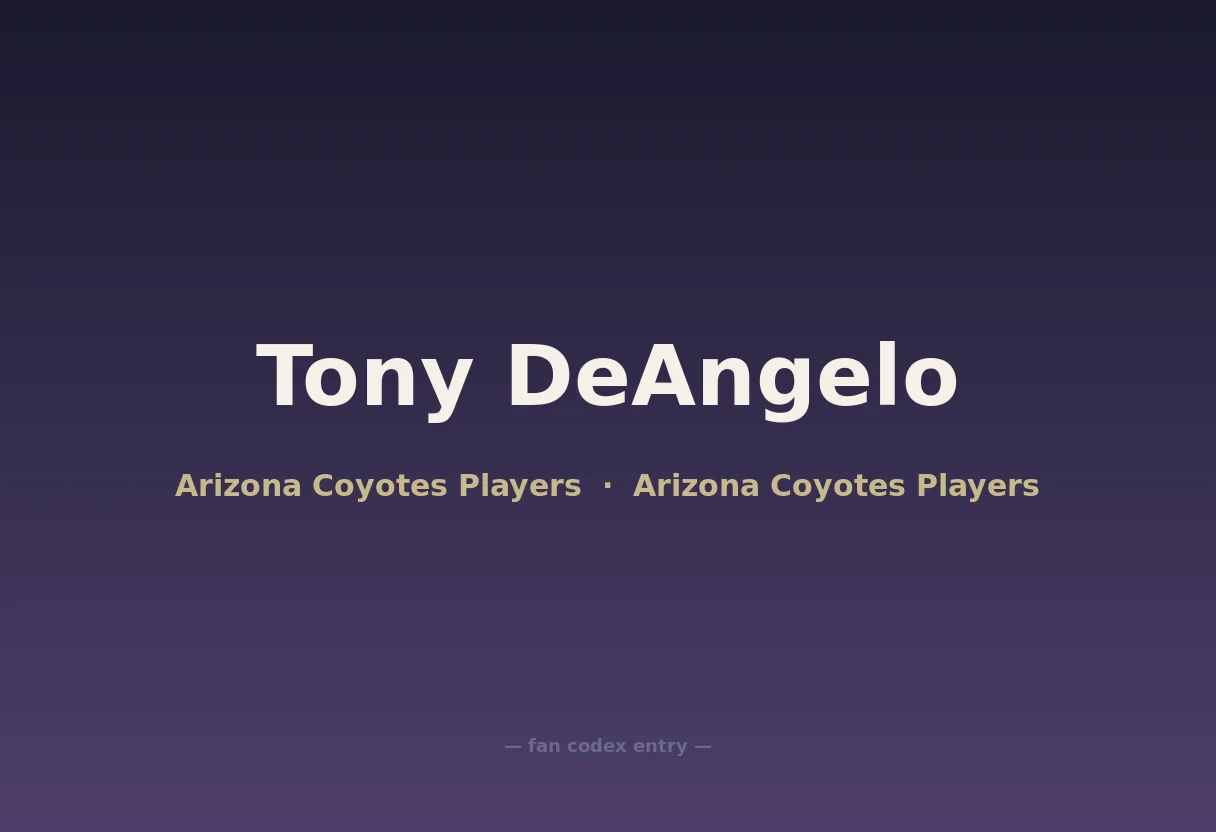 Tony DeAngelo