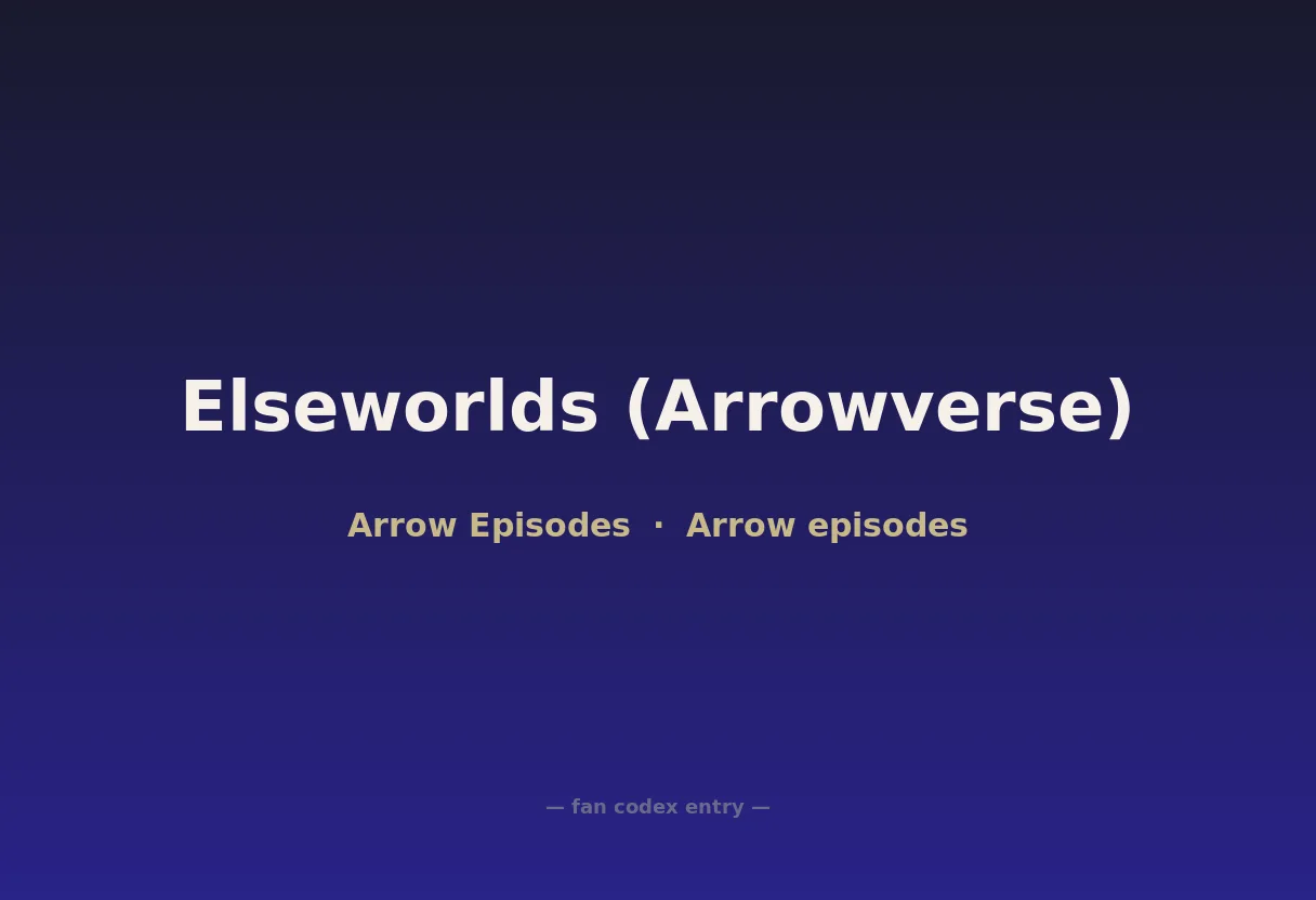 Elseworlds (Arrowverse)
