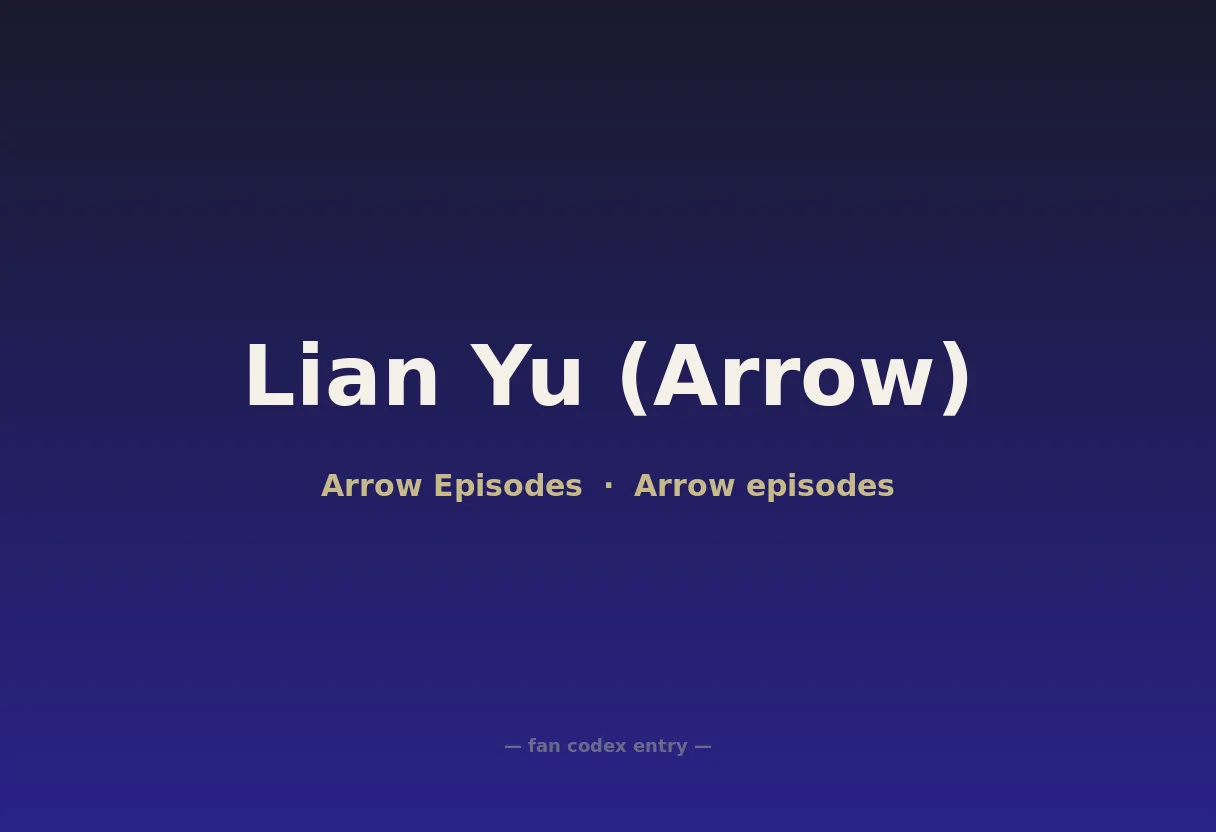 Lian Yu (Arrow)