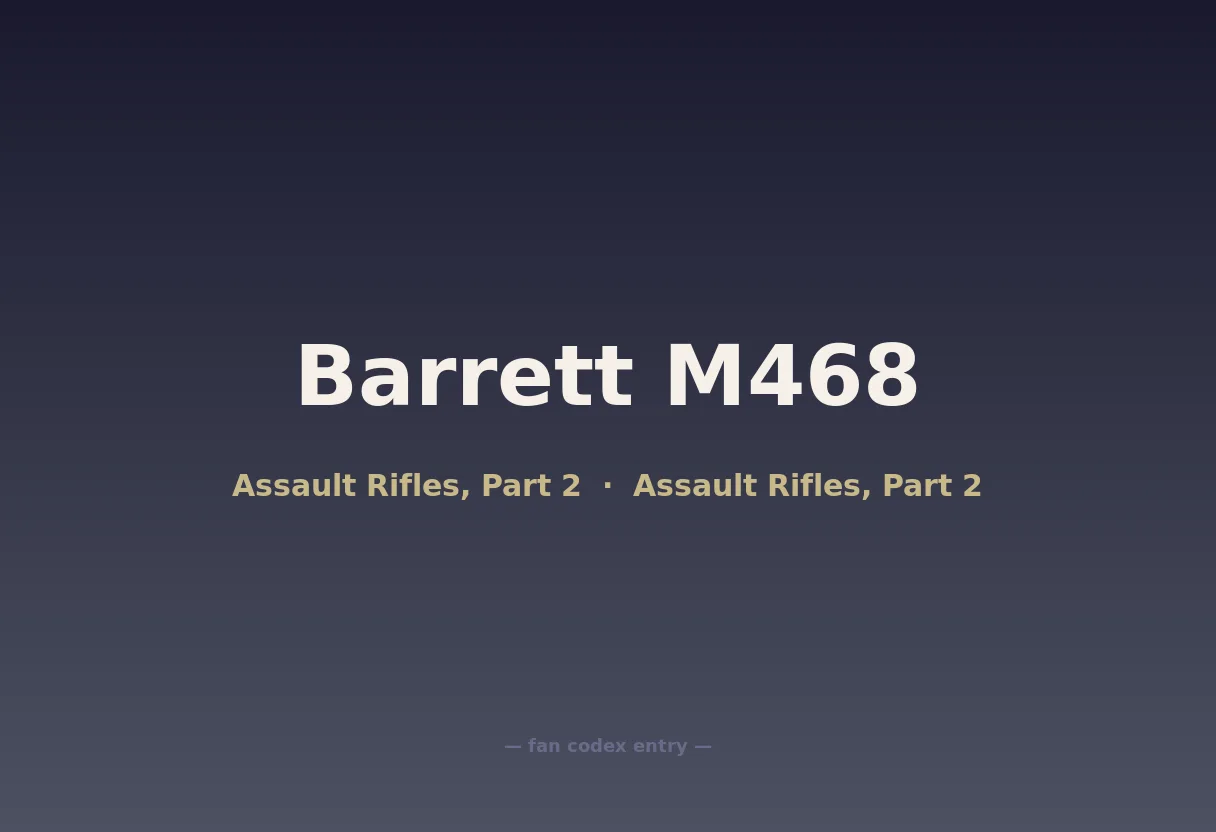 Barrett M468