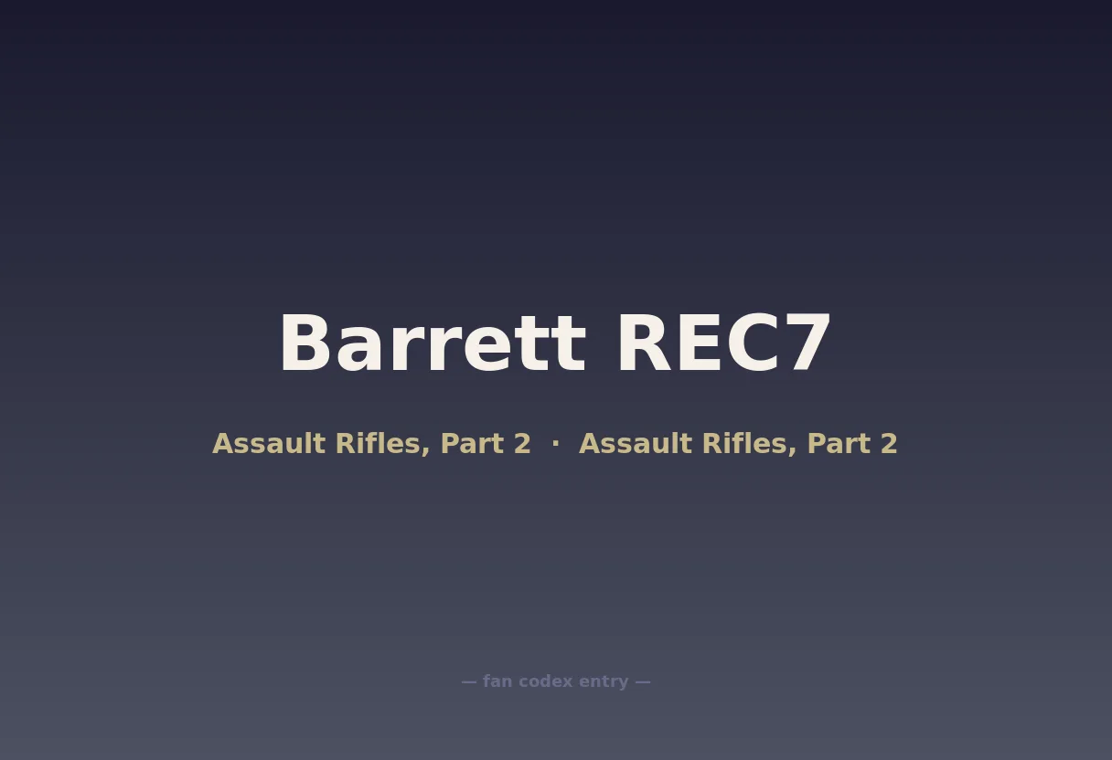Barrett REC7