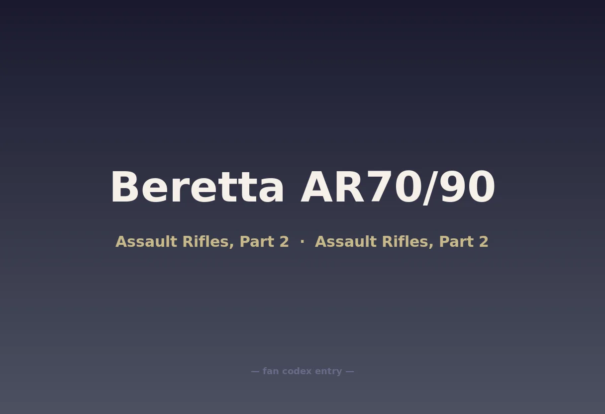 Beretta AR70/90