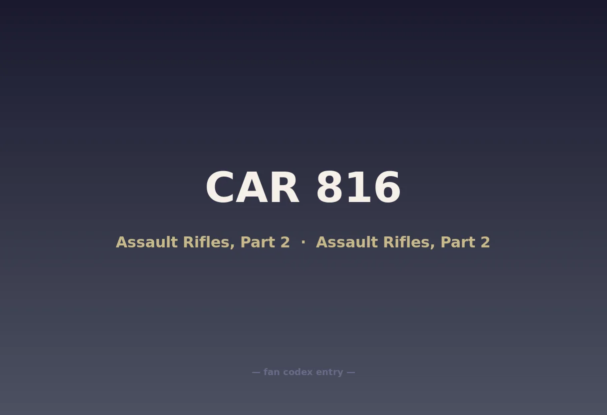 CAR 816