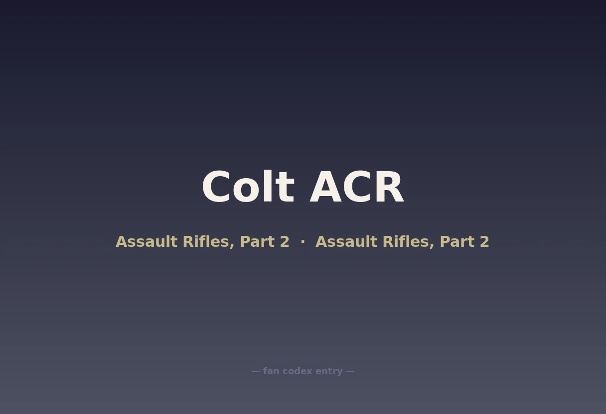Colt ACR