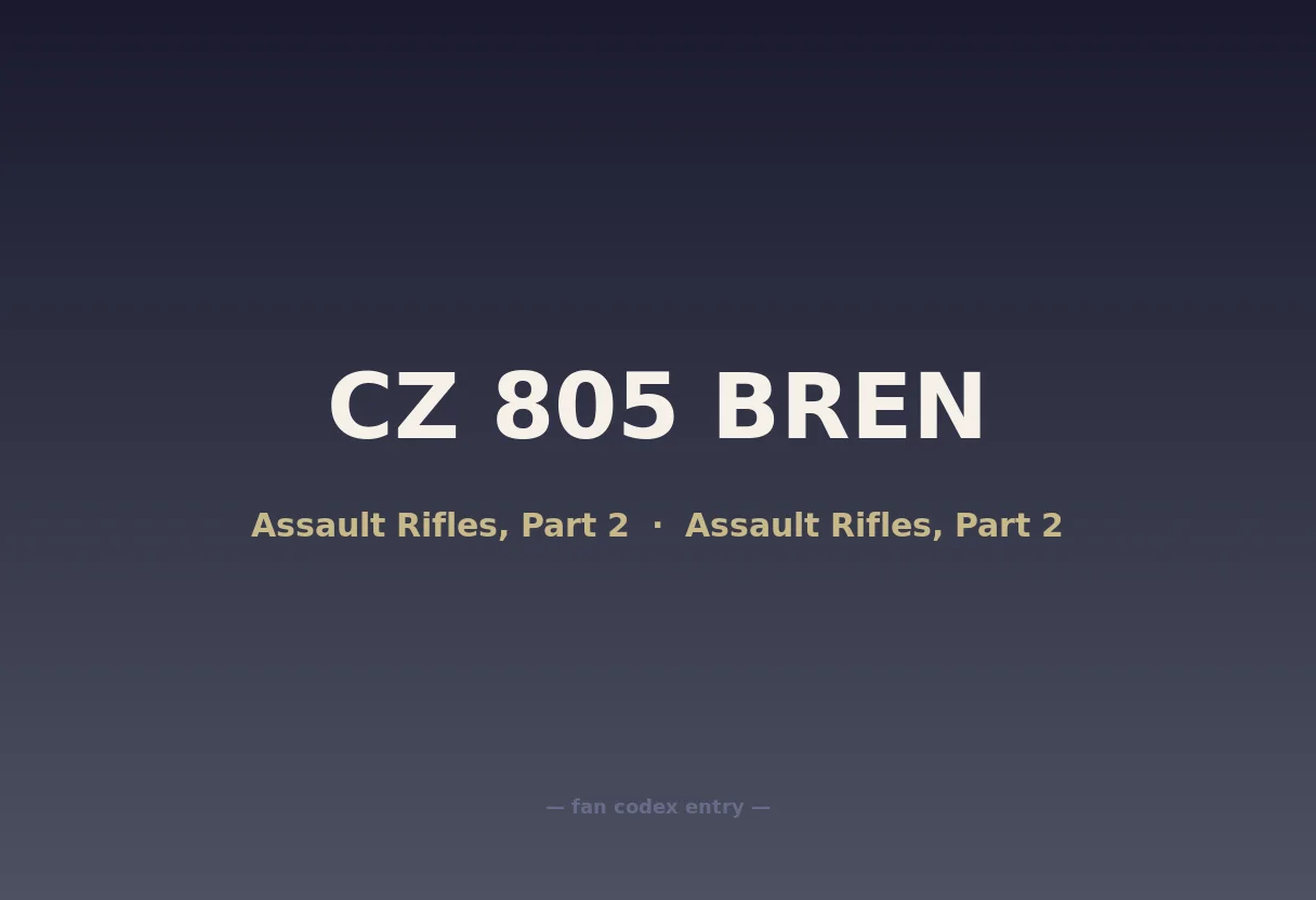 CZ 805 BREN