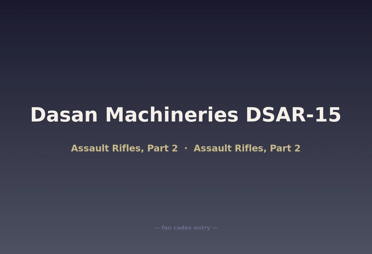 Dasan Machineries DSAR-15
