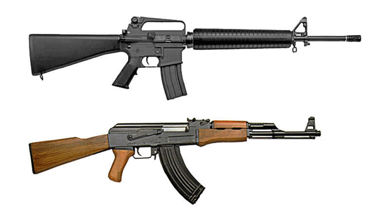 Comparison of the AK-47 and M16