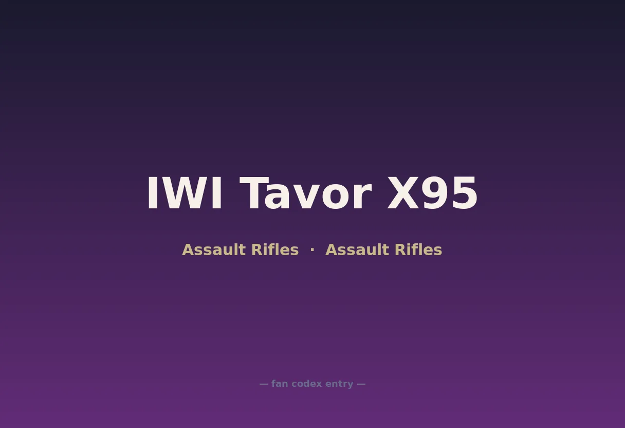 IWI Tavor X95