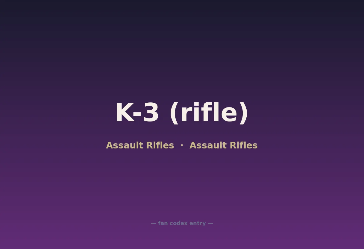 K-3 (rifle)