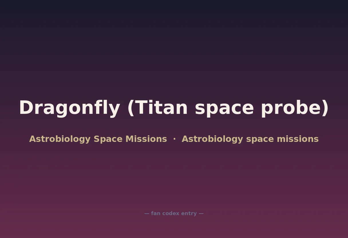 Dragonfly (Titan space probe)