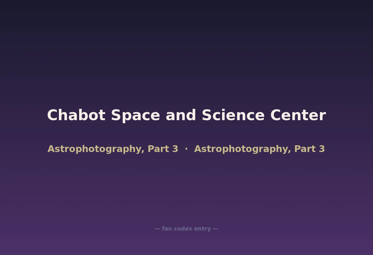 Chabot Space and Science Center