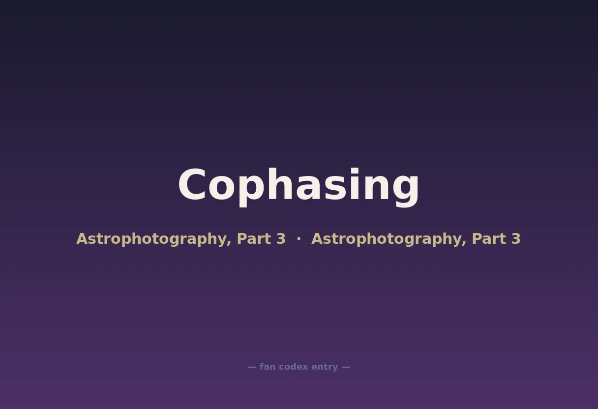 Cophasing