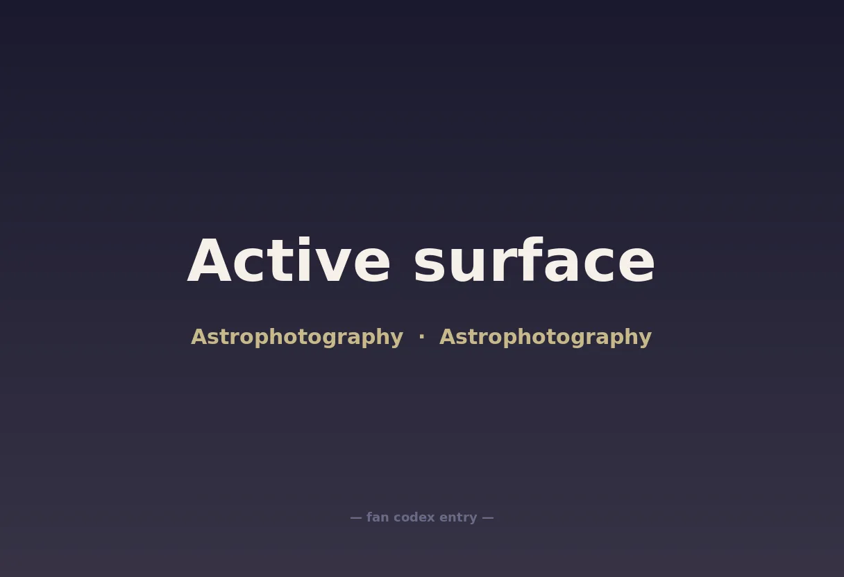 Active surface