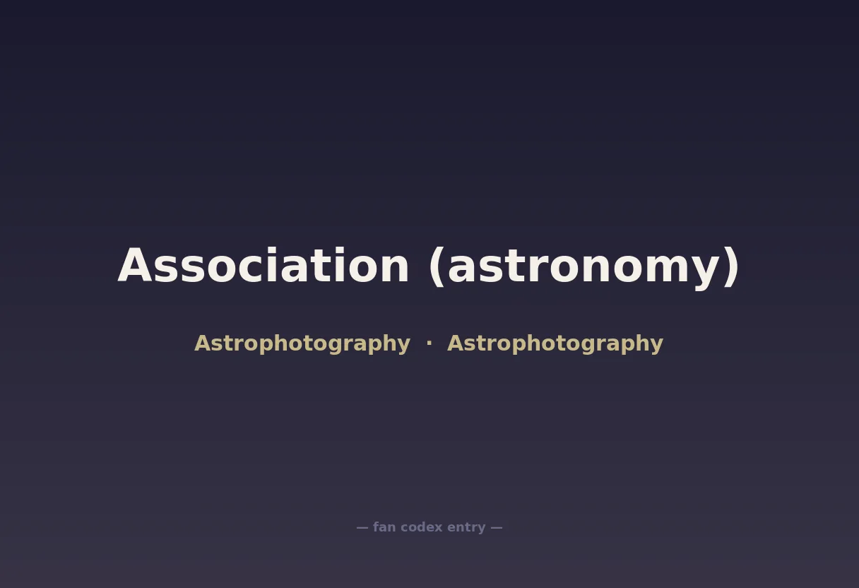 Association (astronomy)