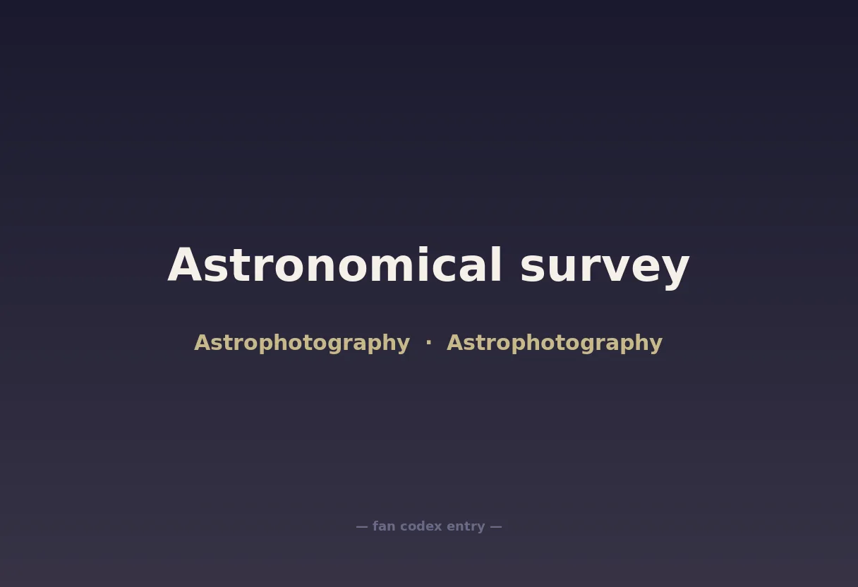 Astronomical survey